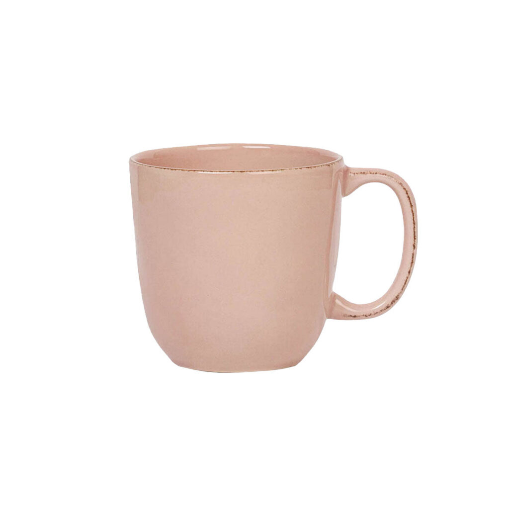 Decorative Blush Pink Ceramic Coffee Mug