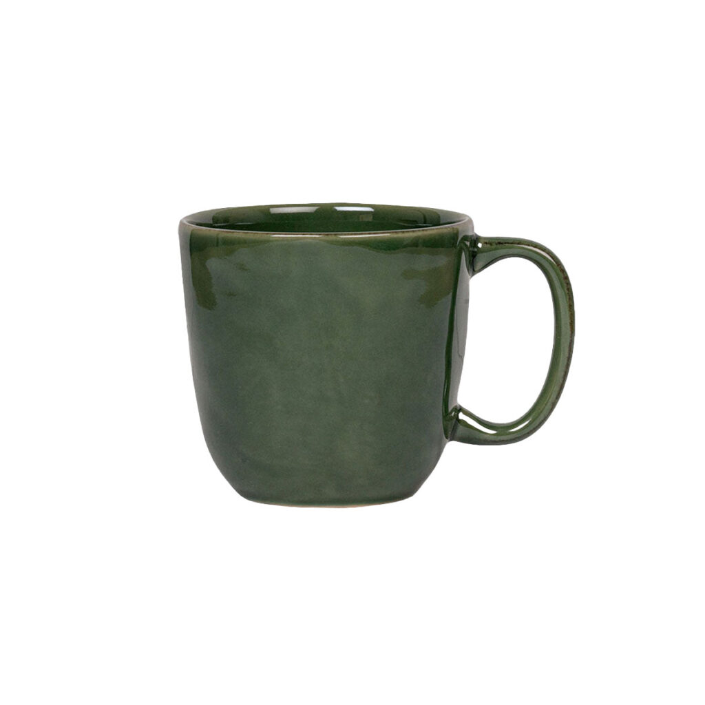 Versatile Basil Green Ceramic Coffee Mug