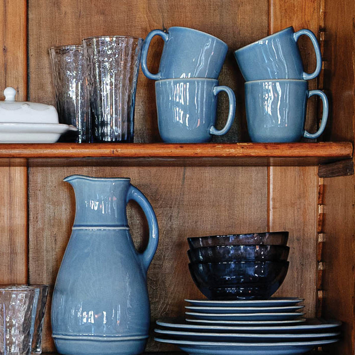 Modern Soft Blue Ceramic Coffee Mug - Image 2