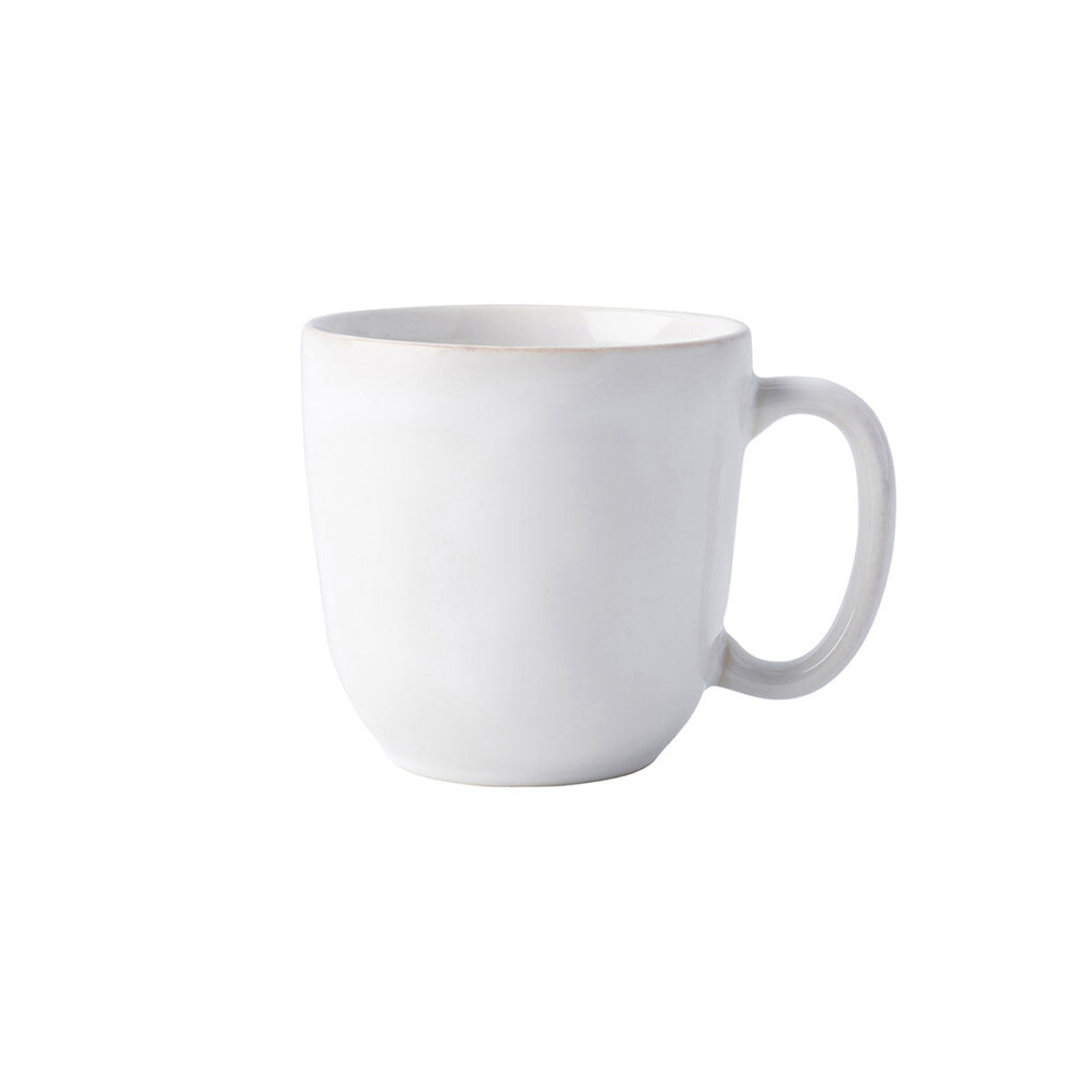 Charming White Ceramic Coffee Mug