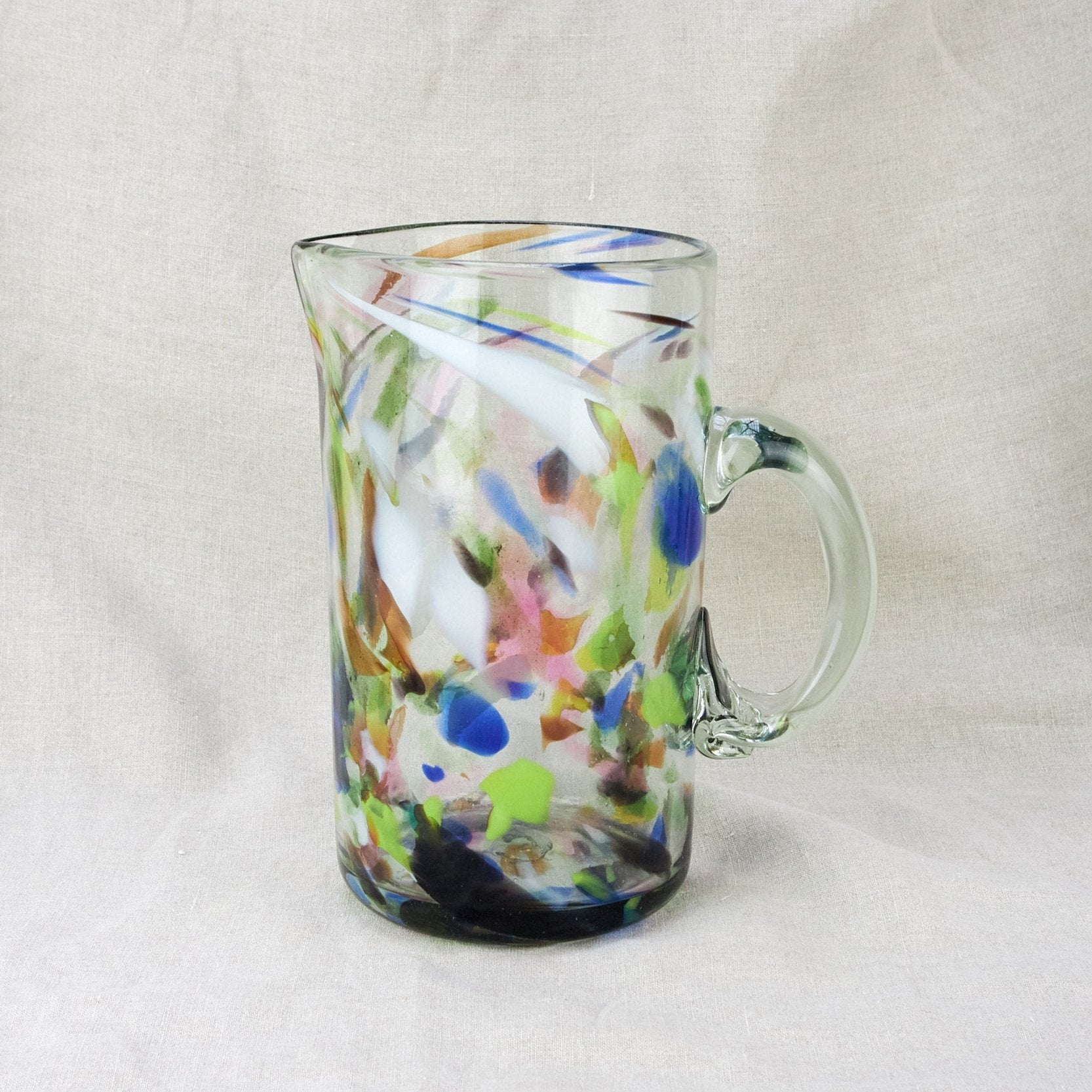Multicolor Recycled Glass Terrazzo Serving Jug