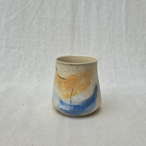 Textured Ceramic Tumbler with Optional Dot Detail