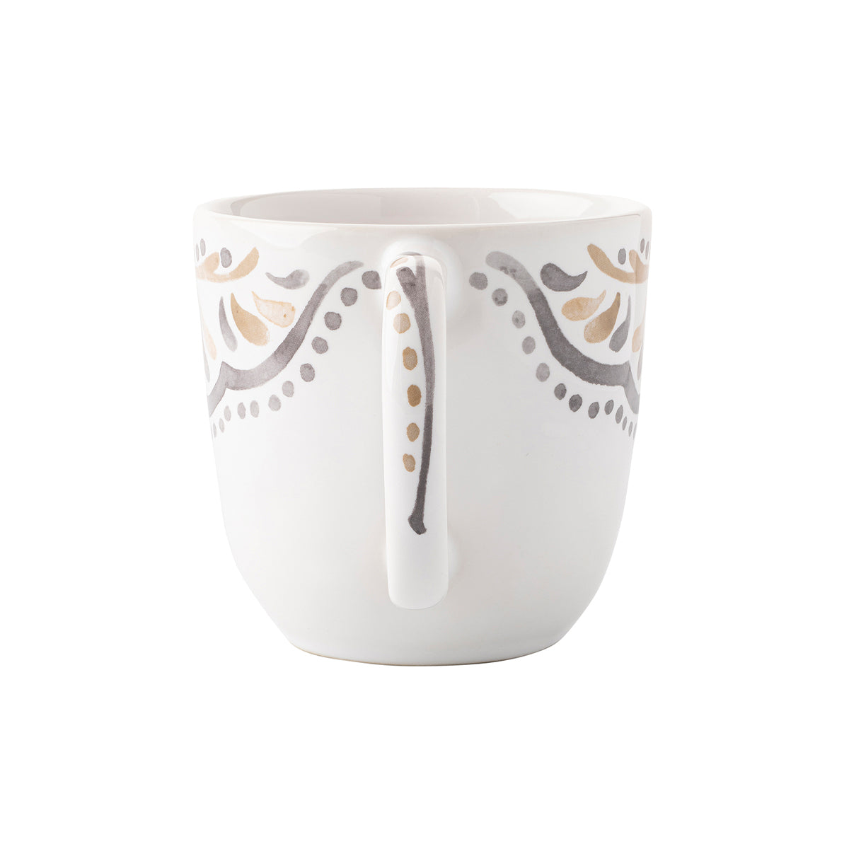 Modern Sand Beige Ceramic Coffee Mug - Image 2