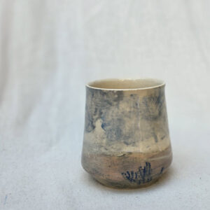 Organic Edge Ceramic Tumbler with Smooth Profile