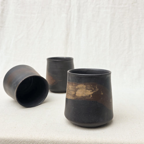 Matte Ceramic Tumbler with Rounded Profile