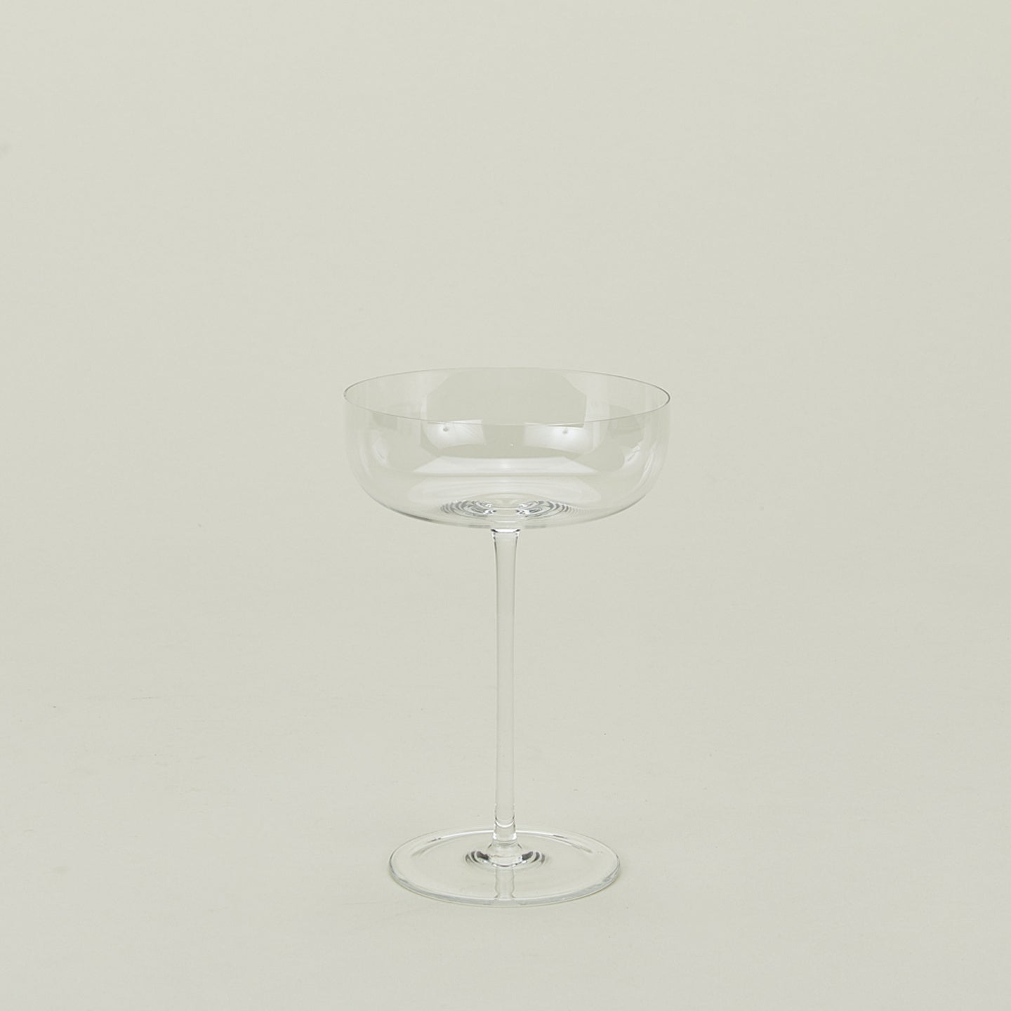 Faceted Champagne Coupe Glass - Image 2
