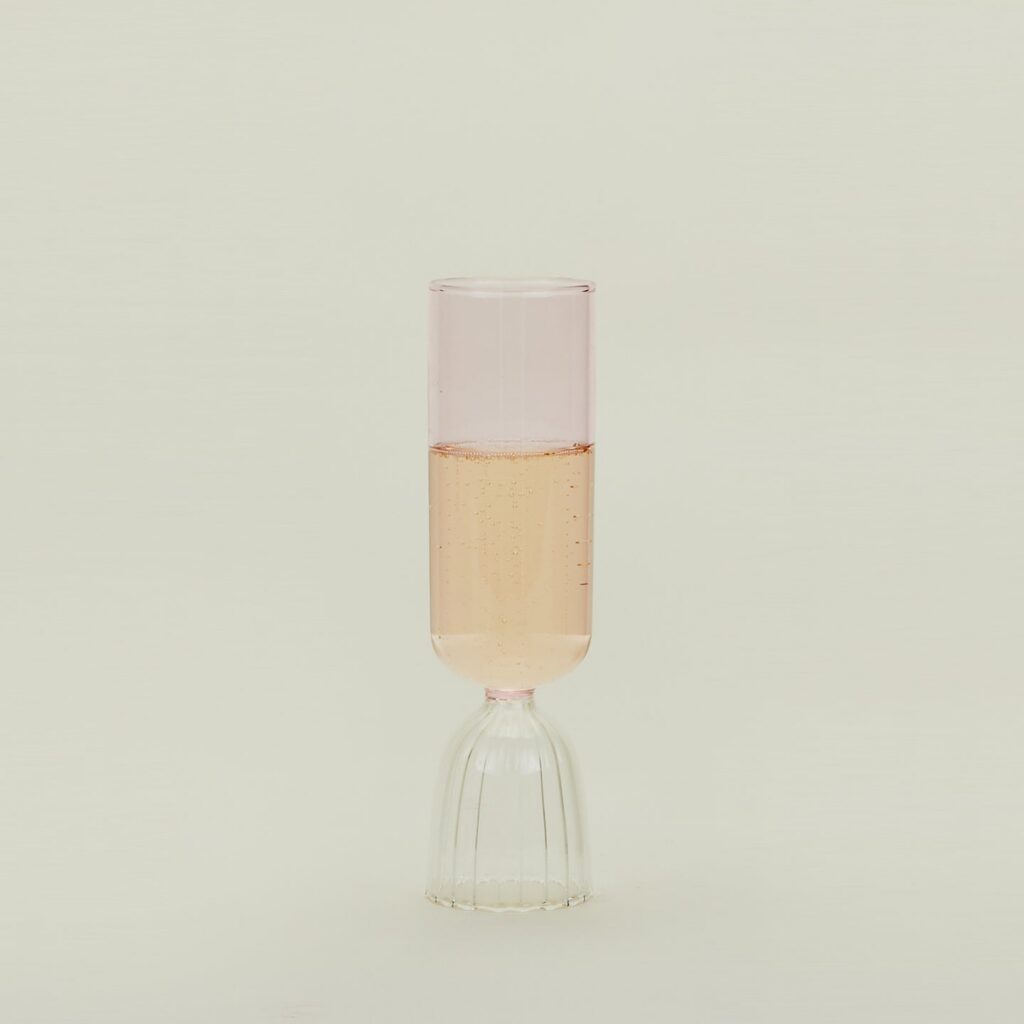 Sculpted Champagne Flute