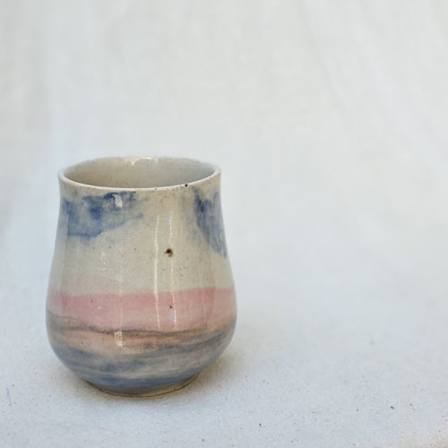 Low Rounded Ceramic Tumbler with Soft Finish