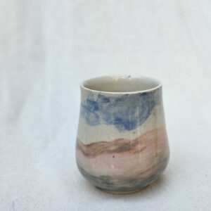Quiet Form Ceramic Tumbler with Tapered Sides