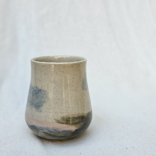Smooth Curve Ceramic Tumbler for Daily Drinks