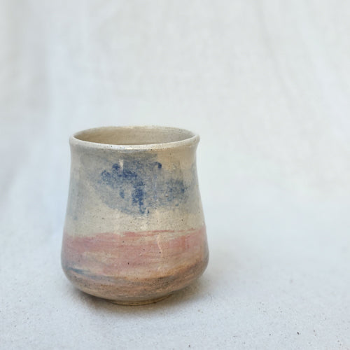 Natural Shape Ceramic Tumbler with Smooth Rim