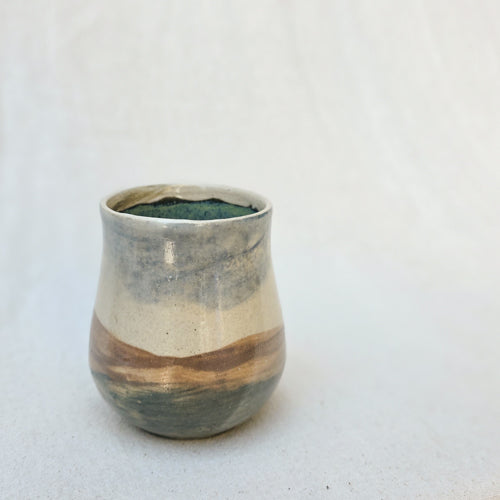 Natural Form Ceramic Tumbler for Everyday Drinks