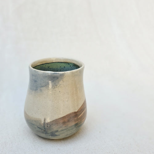 Natural Form Ceramic Tumbler for Everyday Drinks