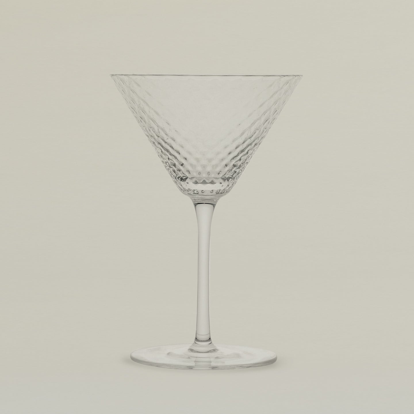 Faceted Venetian-Style Martini Glass Set - Image 3